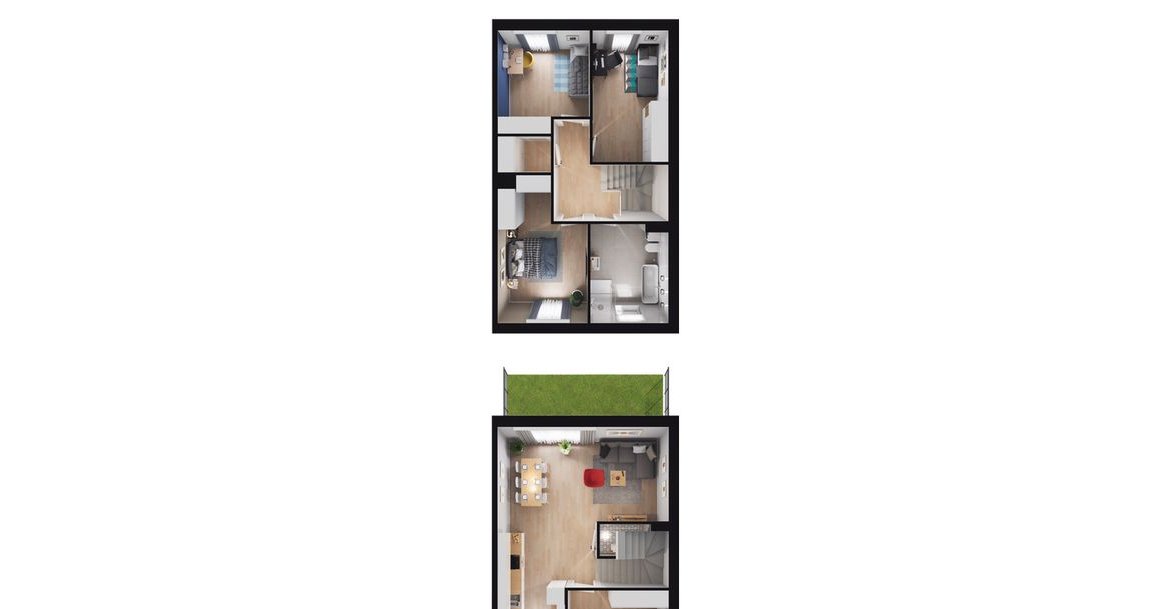 4-pokojowy dom 95m2 + ogródek Bez Prowizji