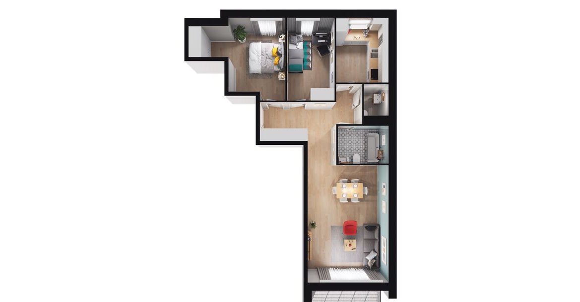 Pilotów 21 | mieszkanie 3-pok. | B/3