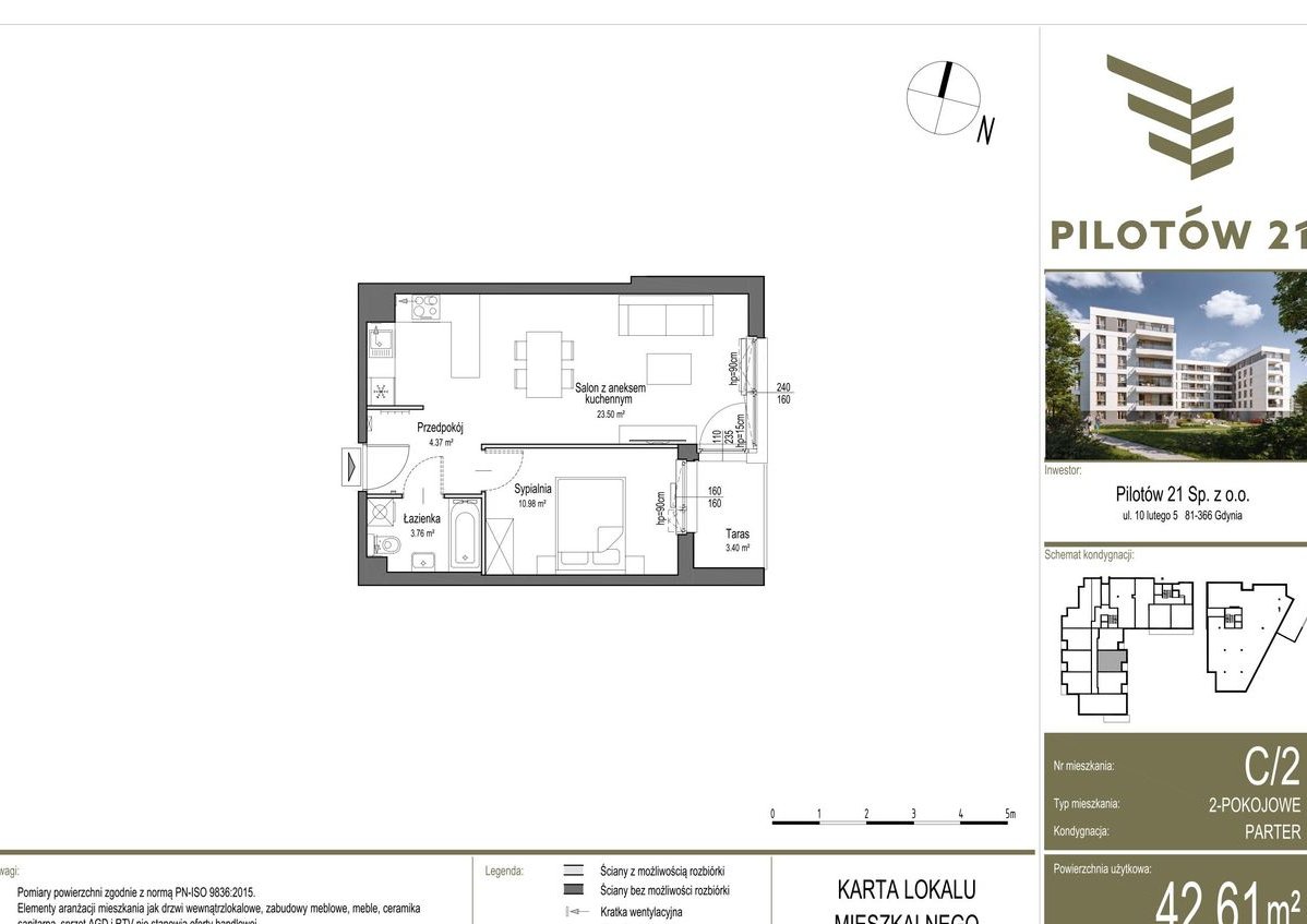 Pilotów 21 | mieszkanie 2-pok. | C/2
