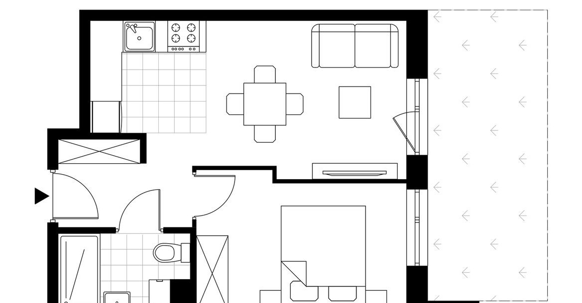 2-pokojowe mieszkanie 33m2 + ogródek Bez Prowizji