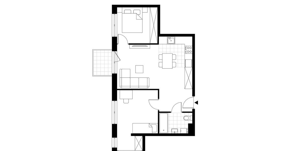 3-pokojowe mieszkanie 53m2 + balkon Bez Prowizji
