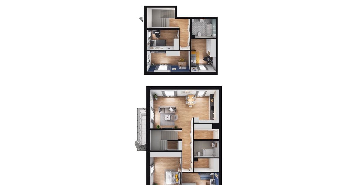 6-pokojowe mieszkanie 133m2 + taras