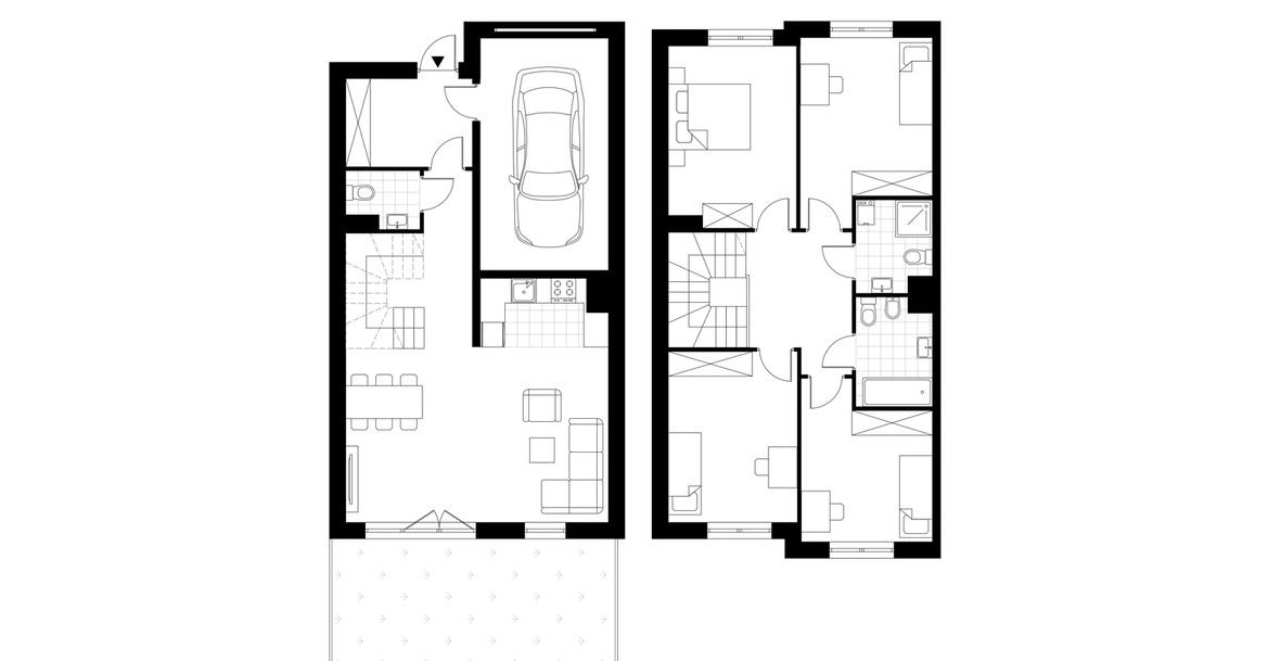 5-pokojowy dom 113m2 + ogródek Bezpośrednio