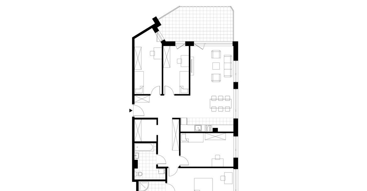 5-pokojowe mieszkanie 113m2 + taras Bez Prowizji