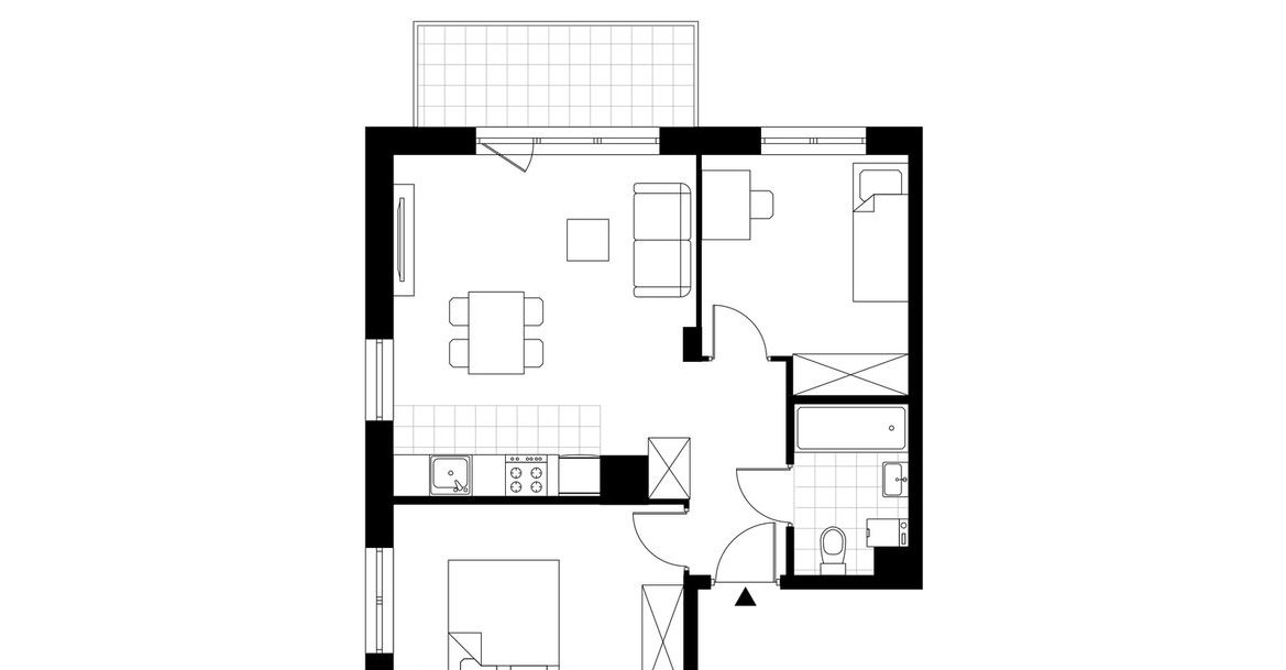 3-pokojowe mieszkanie 52m2 + balkon