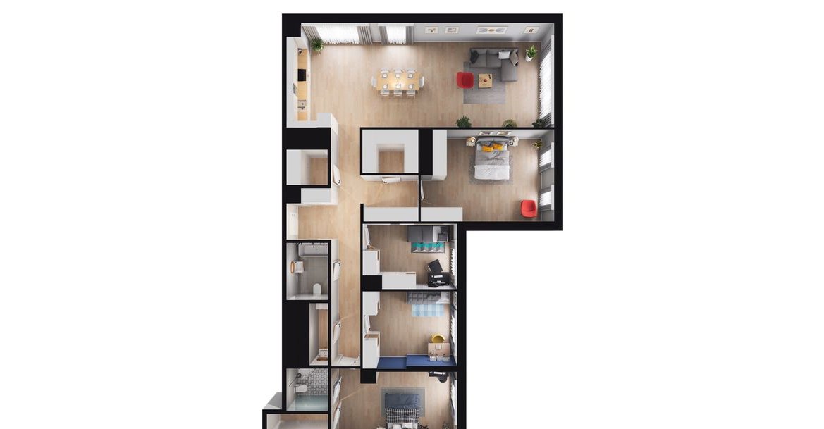 5-pokojowe mieszkanie 161m2 Bez Pośredników