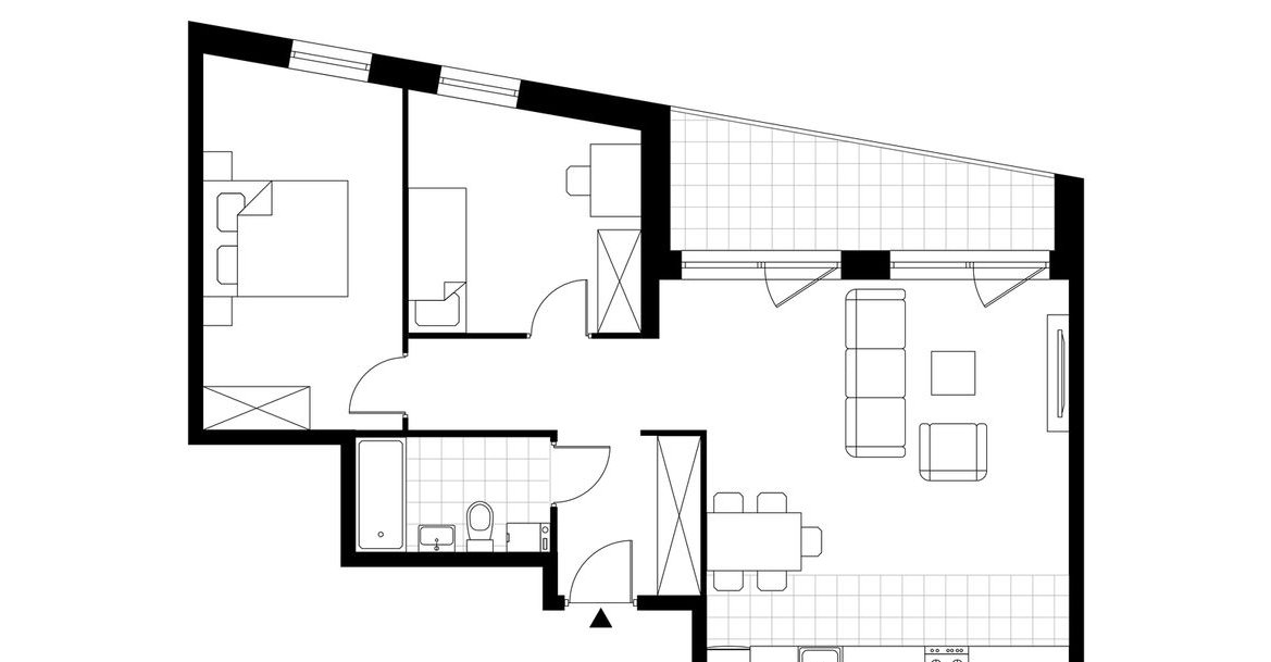 3-pokojowe mieszkanie 66m2 + loggia Bezpośrednio