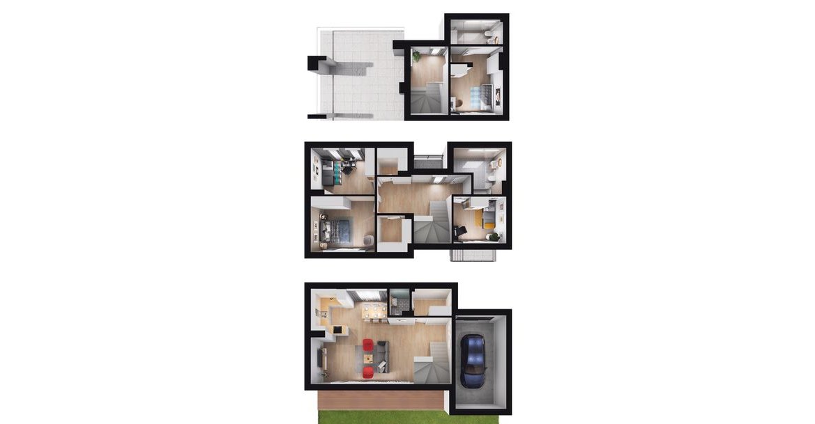5-pokojowy dom 146m2 + ogródek Bez Pośredników