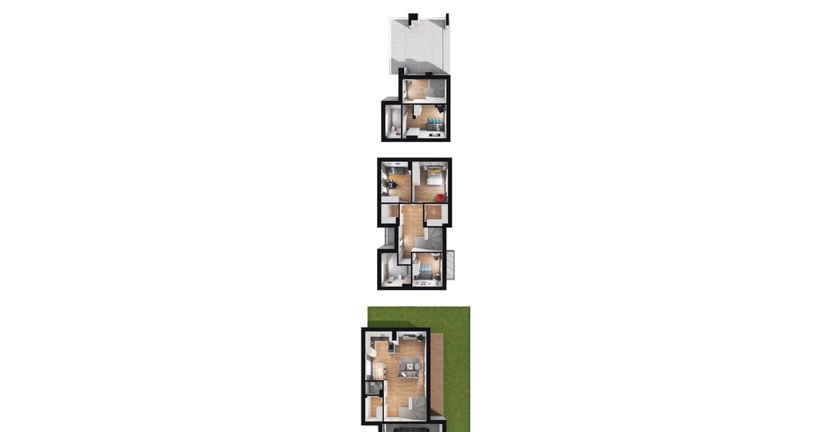 5-pokojowy dom 147m2 + ogródek Bezpośrednio