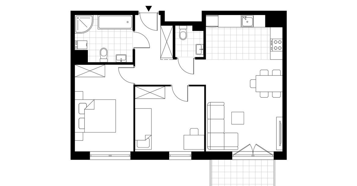 3-pokojowe mieszkanie 62m2 + balkon Bez Prowizji