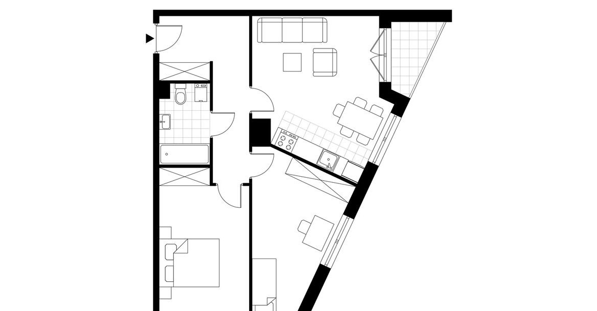 3-pokojowe mieszkanie 63m2 + loggia Bezpośrednio