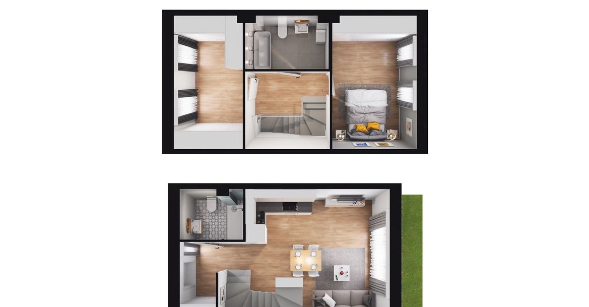 3-pokojowy dom 64m2 + ogródek Bez Pośredników