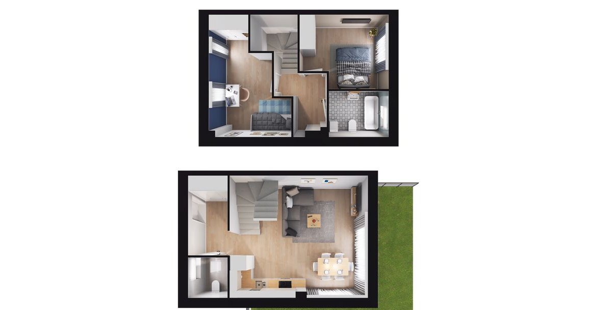 3-pokojowy dom 65m2 + ogródek Bez Prowizji