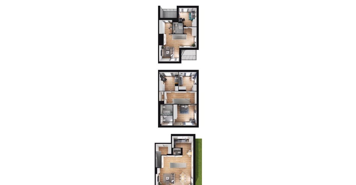 7-pokojowy dom 257m2 + ogródek Bezpośrednio