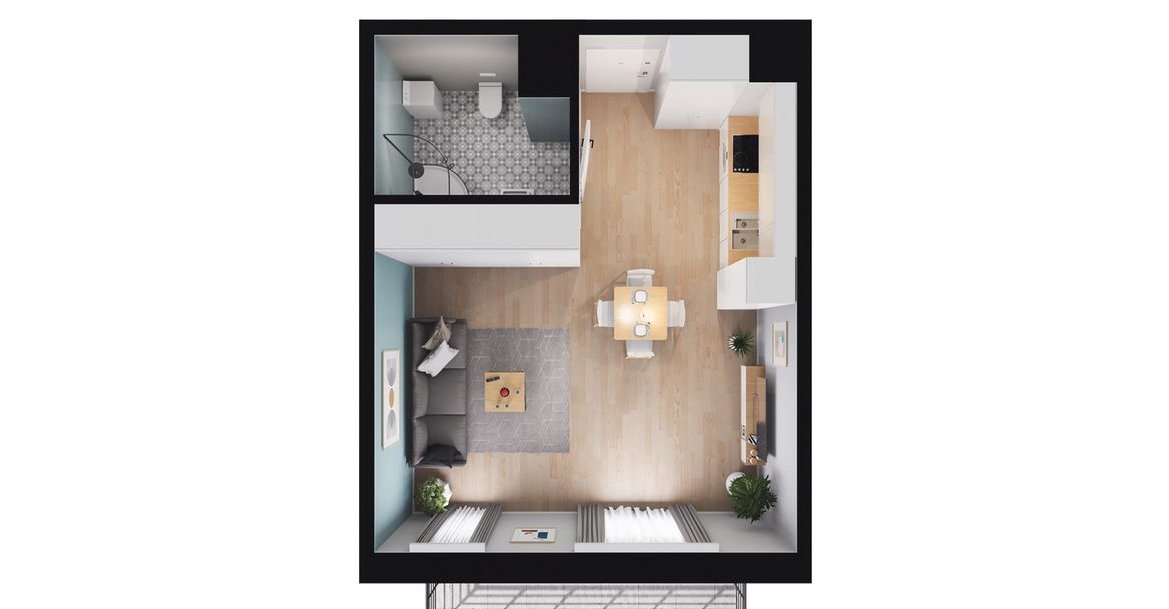 1-pok. mieszkanie 34m²+balkon | gotowe do odbioru