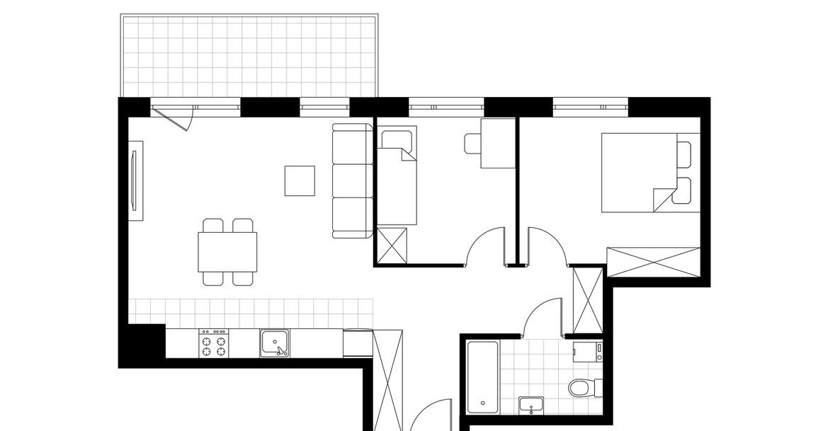3-pokojowe mieszkanie 56m2 + balkon Bez Prowizji