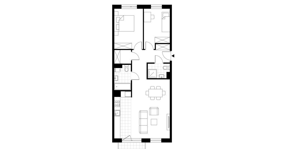 3-pokojowe mieszkanie 70m2 + balkon Bezpośrednio