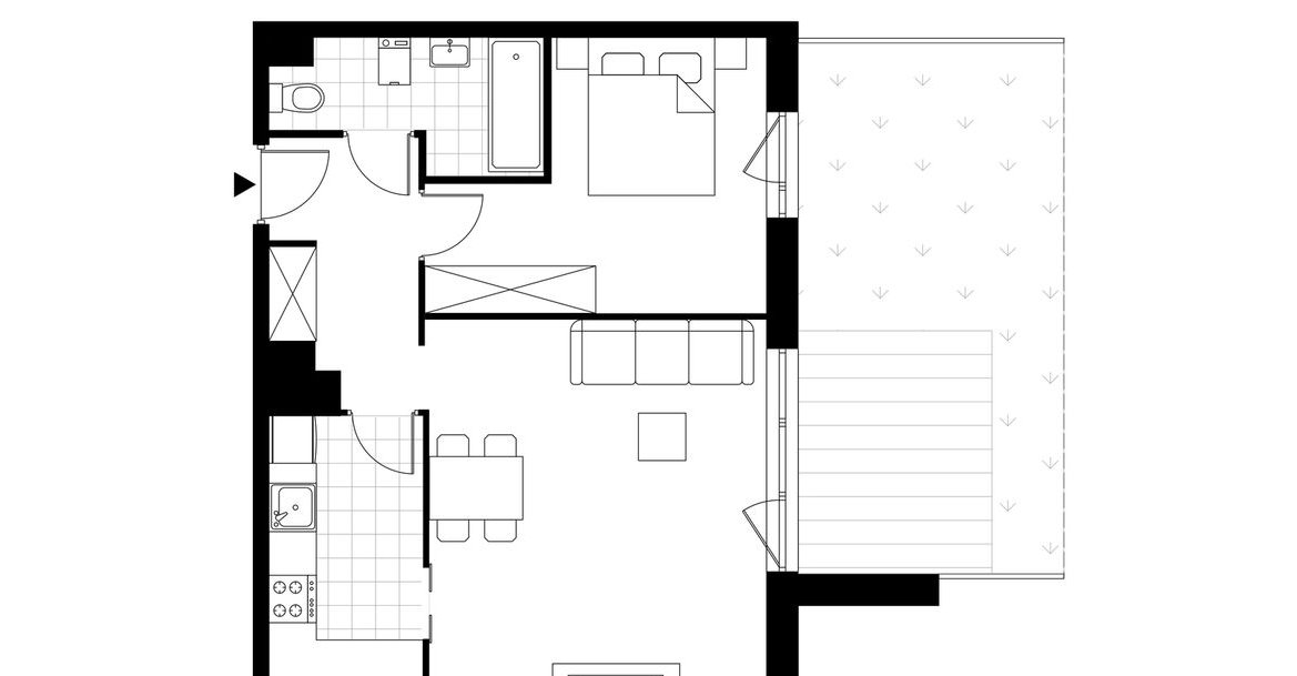 2-pokojowe mieszkanie 48m2 + ogródek Bezpośrednio