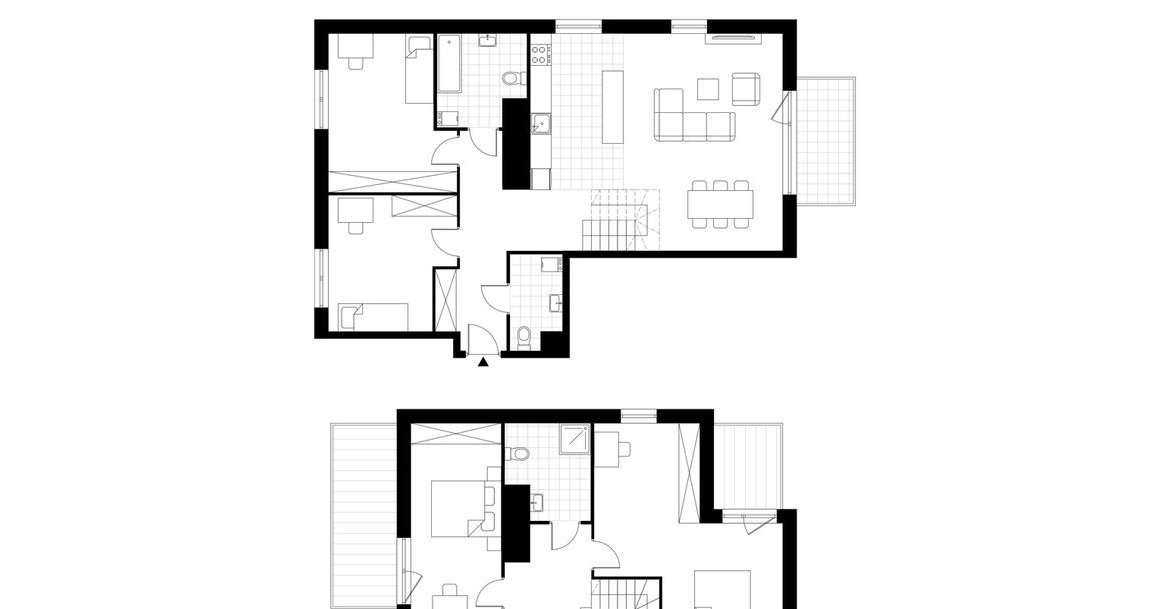 5-pokojowe mieszkanie 127m2 + 2 tarasy