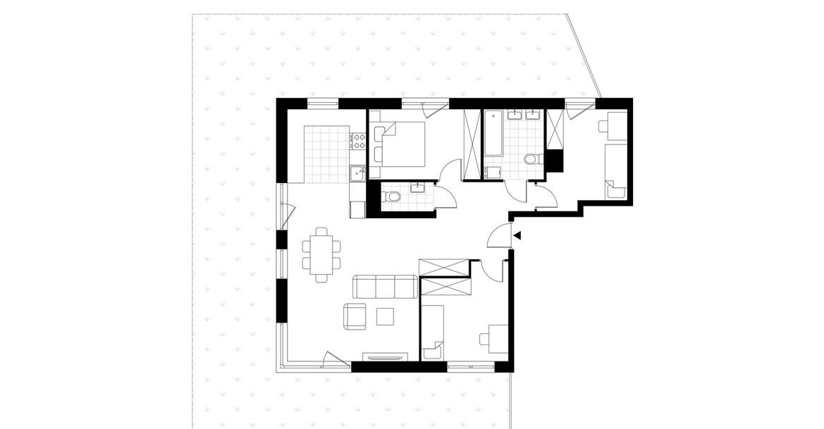 4-pokojowe mieszkanie 84m2 + ogródek Bez Prowizji