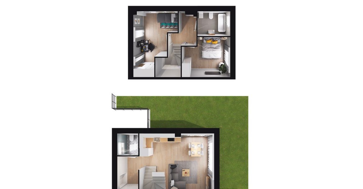 3-pokojowy dom 65m2 + ogródek Bez Prowizji