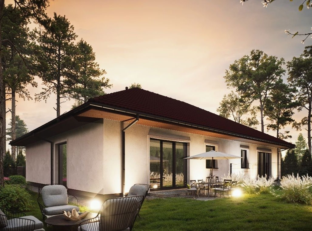 Bliźniak na dużej działce . Stan Deweloperski P.C