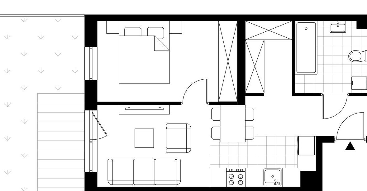 2-pokojowe mieszkanie 39m2 + ogródek Bez Prowizji