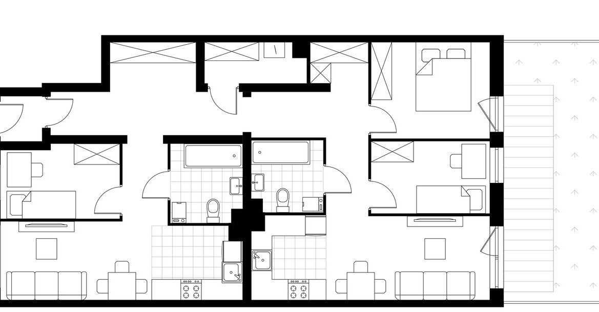 5-pokojowe mieszkanie 89m2 + ogródek Bezpośrednio