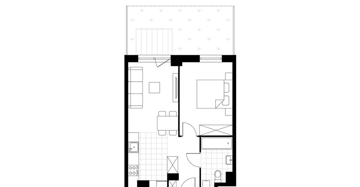 2-pokojowe mieszkanie 38m2 + ogródek Bez Prowizji