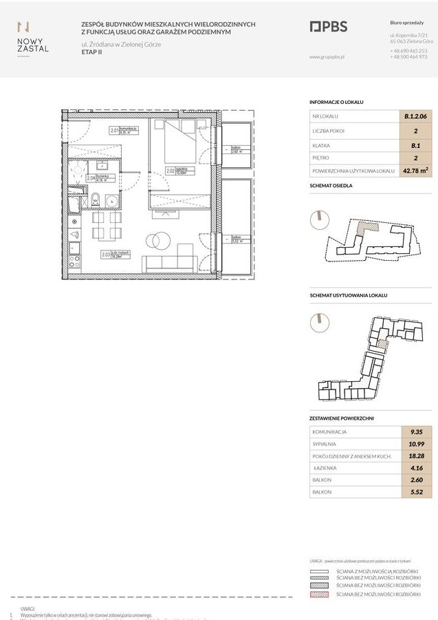 Nowy Zastal | mieszkanie 2-pok. | B.1.2.06