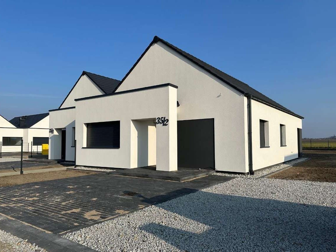 Dom parterowy bliźniak, słoneczna działka, GOTOWY!