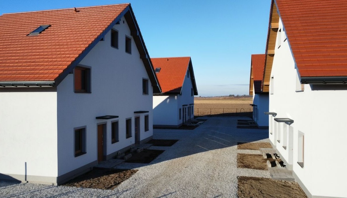 OSTATNI DOSTĘPNY W I ETAPIE! - Bliźniak z ogródkiem k. Kątów Wroc.