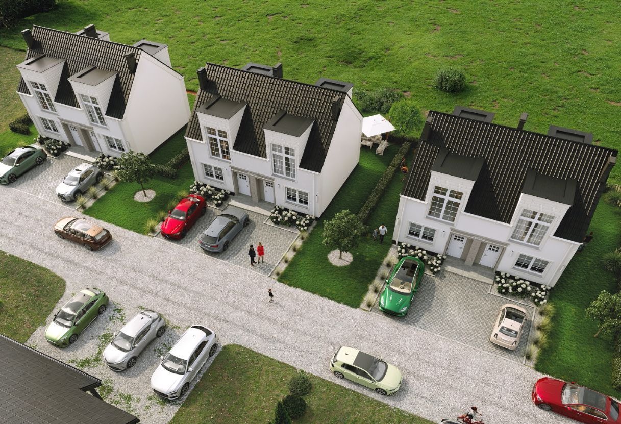 Ekskluzywne wille / ogródek + domek narzędziowy / 2 miejsca postojowe