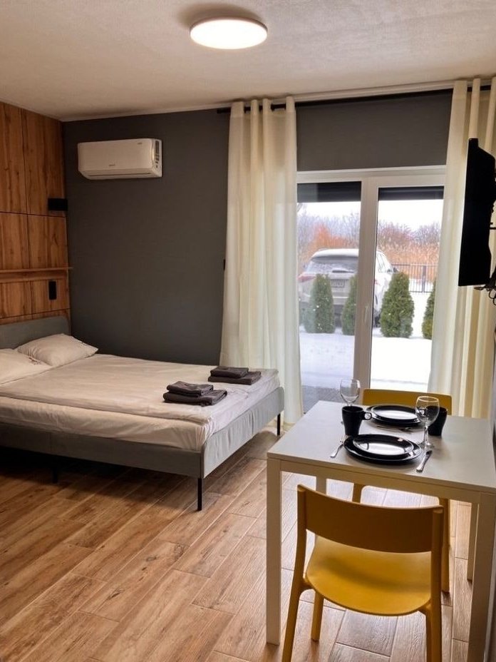 Pensjonat w Krynicy Morskiej z widokiem na Zalew