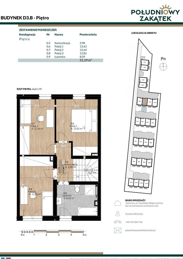 Południowy Zakątek | dom 4-pok. | D3.B