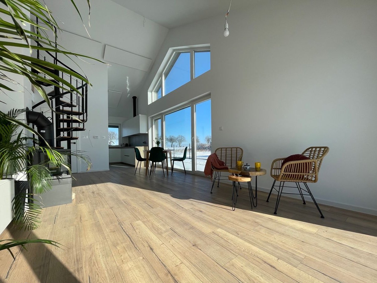 Energooszczędne parterowe z antresolą 4 pokoje