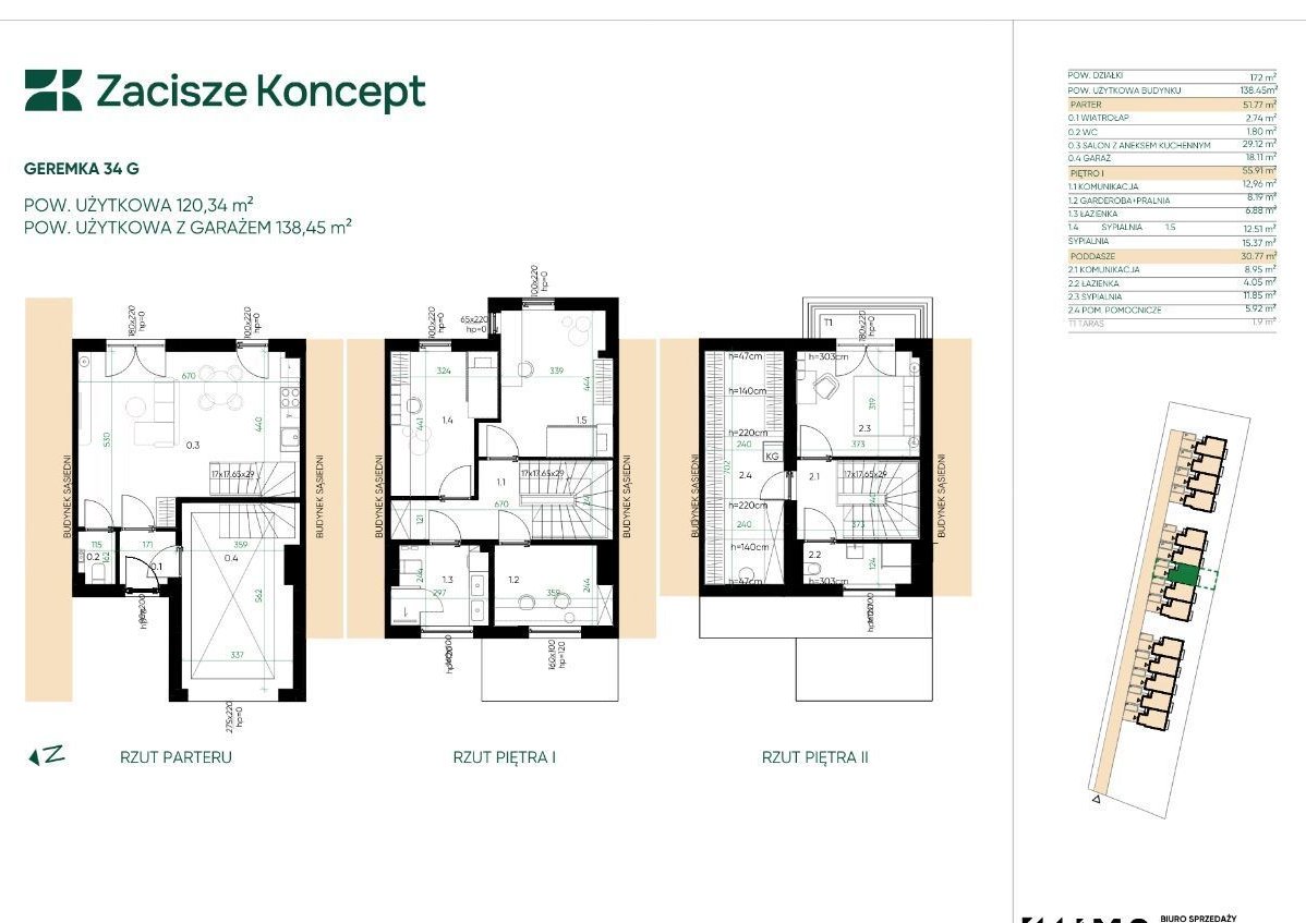 Zacisze Koncept | 5-pokojowy dom | 34G