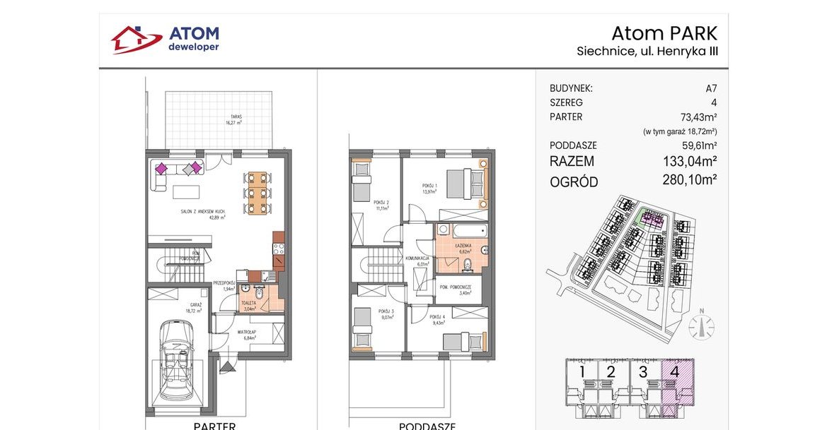 Atom Park | dom 5-pok. | A7/4