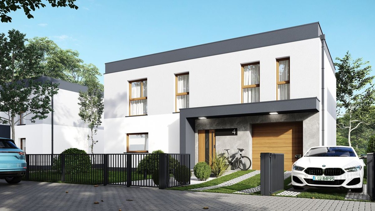 Dom Wolnostojący pompa ciepła L​G, fotowoltaika| J1