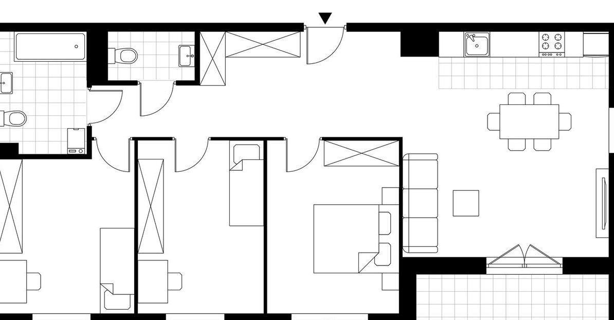 4-pokojowe mieszkanie 86m2 + loggia Bez Prowizji
