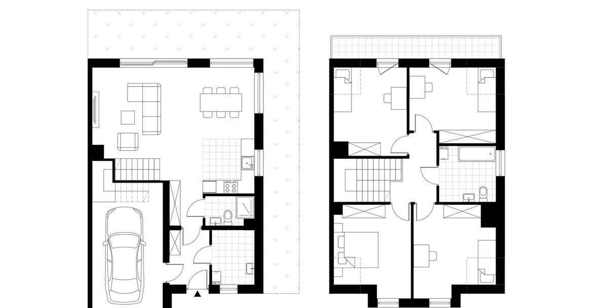 5-pokojowy dom 125m2 + ogródek Bez Pośredników