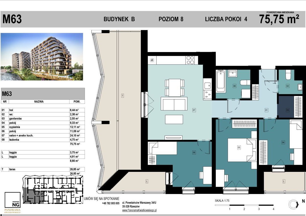 WIDOKOWE/ 4 pokoje / gotowe mieszkania PREMIUM