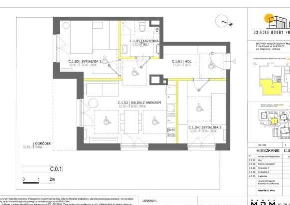 Dobry Poranek | mieszkanie 3-pok. | C.0.1