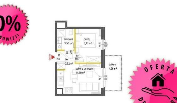 2 pok od 'Dewelopera Włochy b dobra lokalizacja