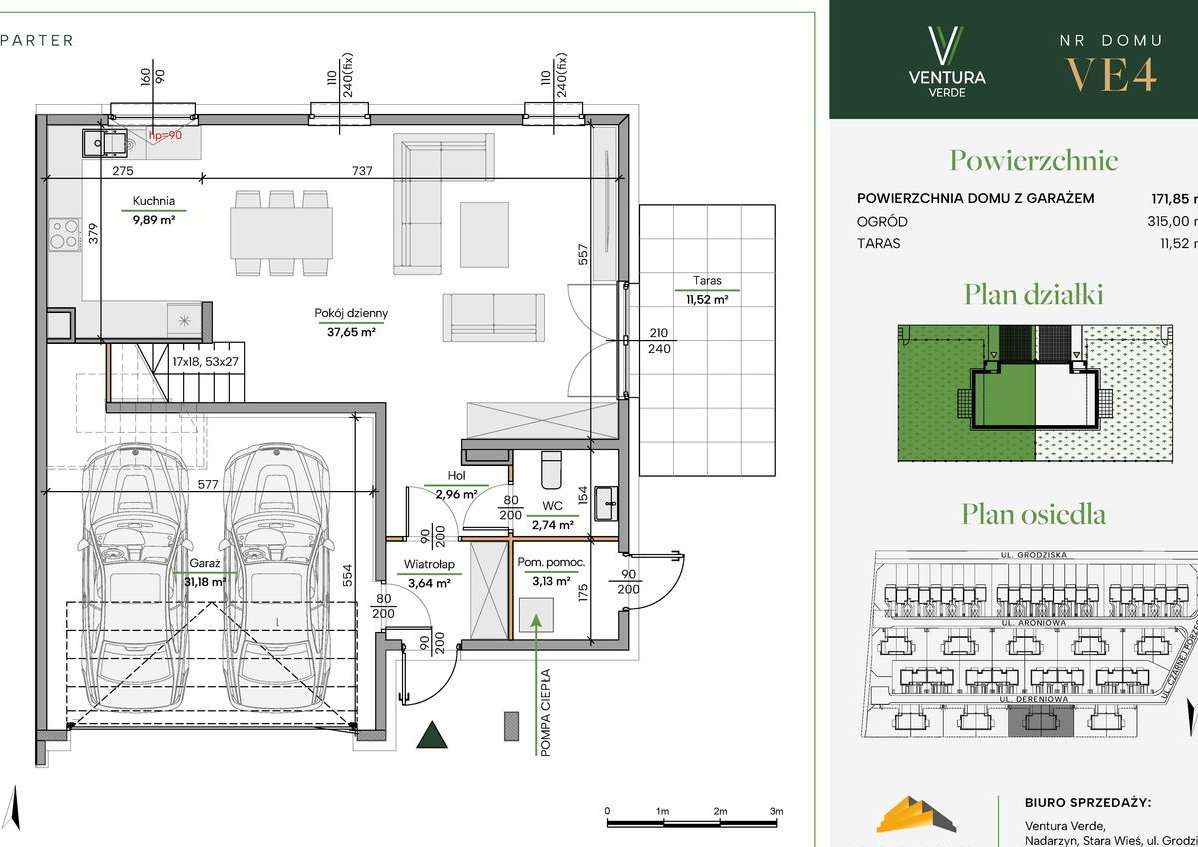 5-pokojowy dom 171m2 + ogródek Bez Prowizji