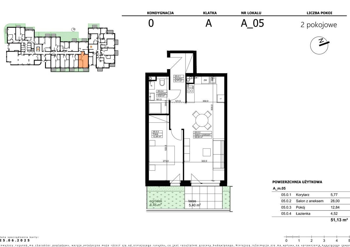 Wilkońskich 3 | mieszkanie 2-pok. | A_m.05