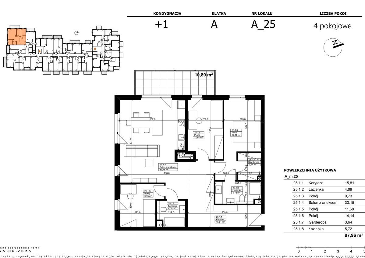 Wilkońskich 3 | mieszkanie 2-pok. | A_m.25