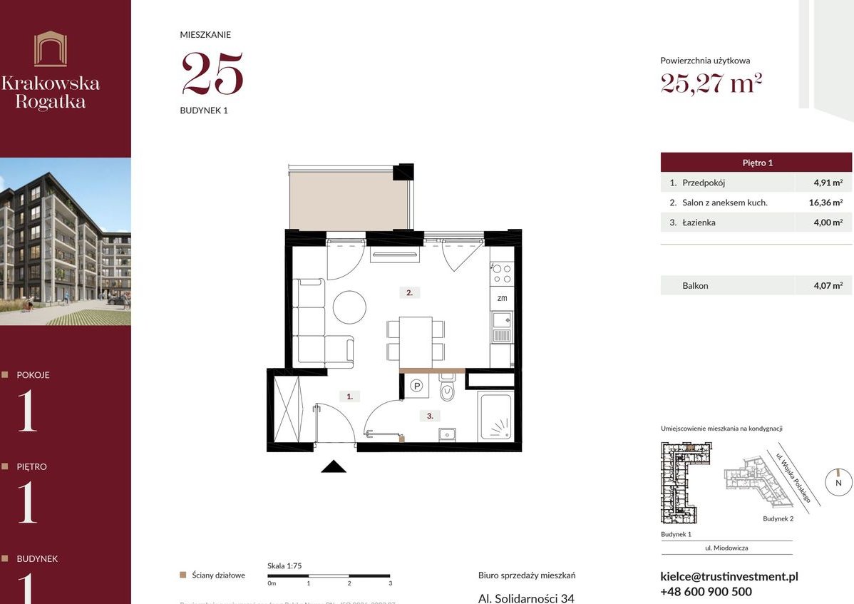 Krakowska Rogatka | mieszkanie 1-pok. | 1_25