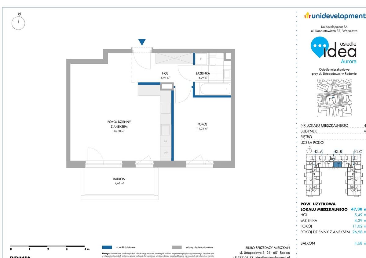 Osiedle Idea | mieszkanie 2-pok. | 4A/41