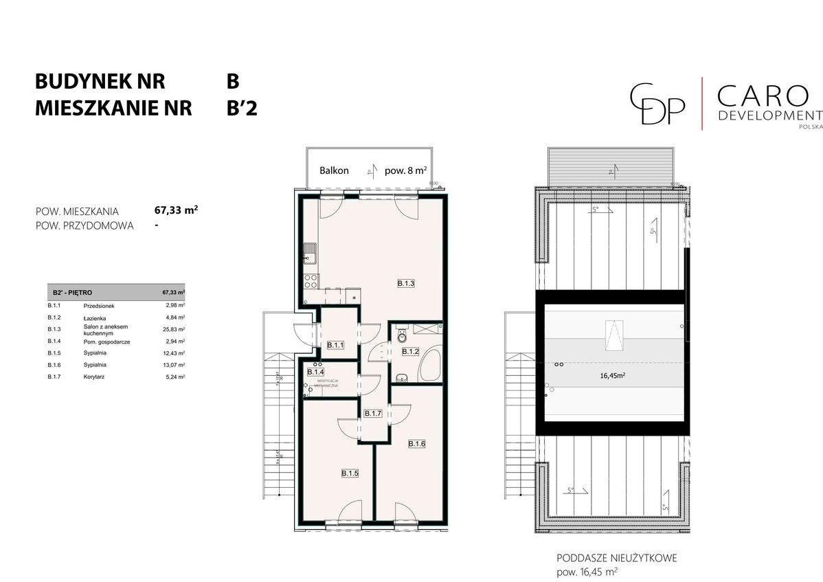 3-pokojowe mieszkanie 64m2 + balkon Bez Prowizji